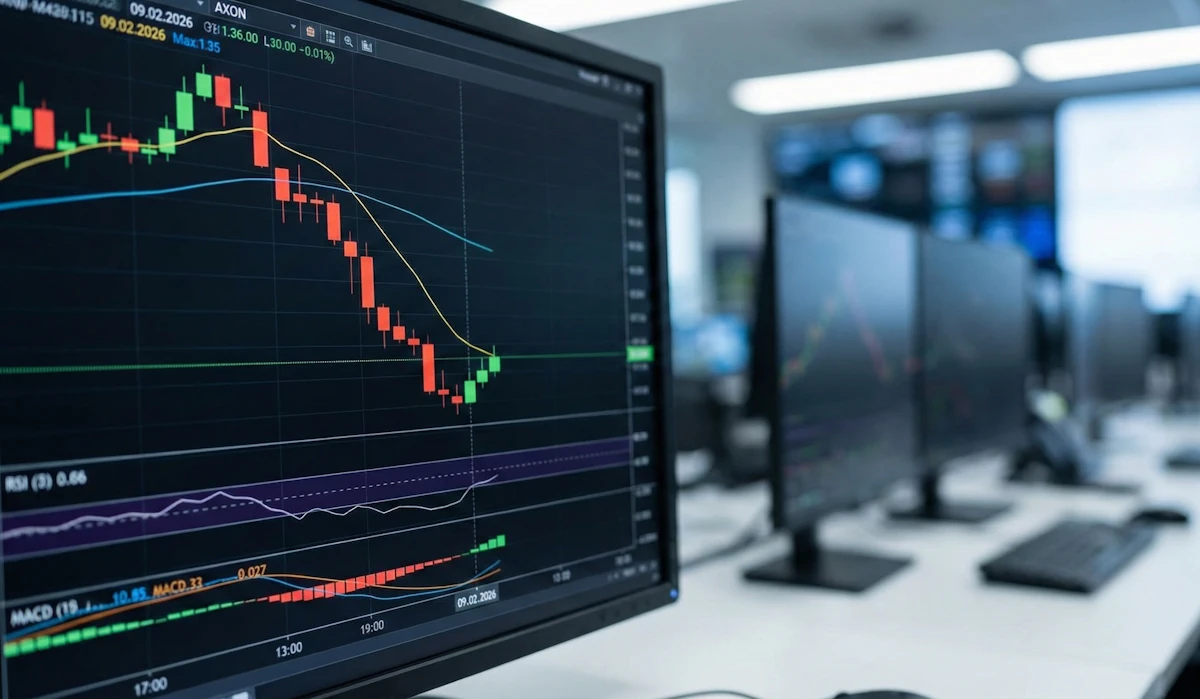 Analiza techniczna Axon Enterprise (AXON) – 09.02.2026