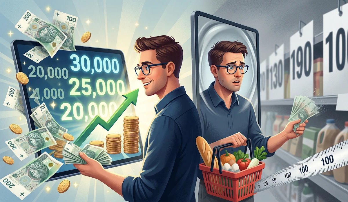 Iluzja pieniądza – dlaczego mylimy stopy nominalne z realnymi?