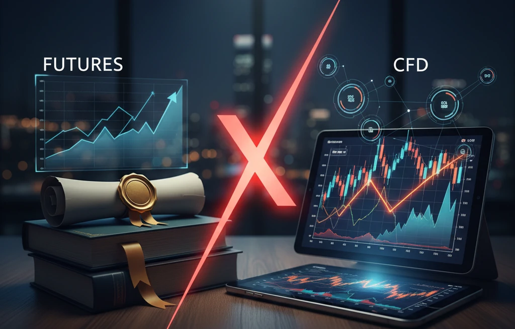 Kontrakty Futures vs CFD – główne różnice i ryzyka