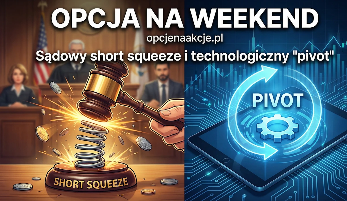 Opcja na Weekend: Sądowy short squeeze i technologiczny „pivot”