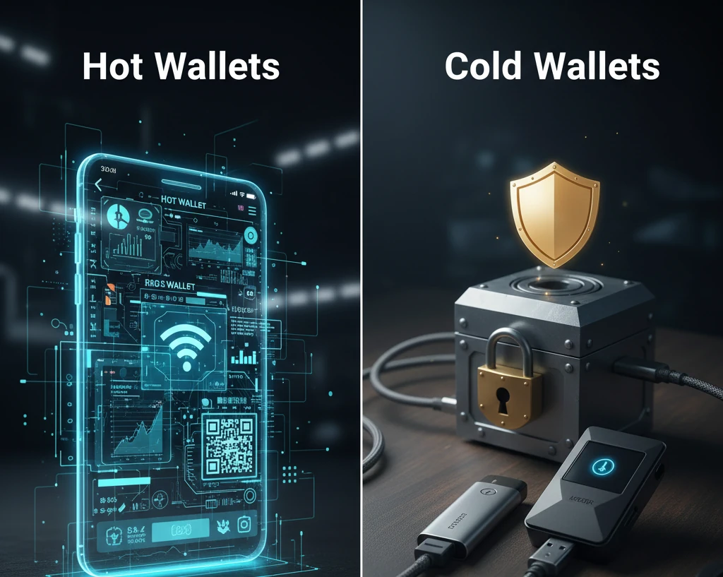 Portfel kryptowalutowy: Hot Wallet vs Cold Wallet (Ledger/Trezor)